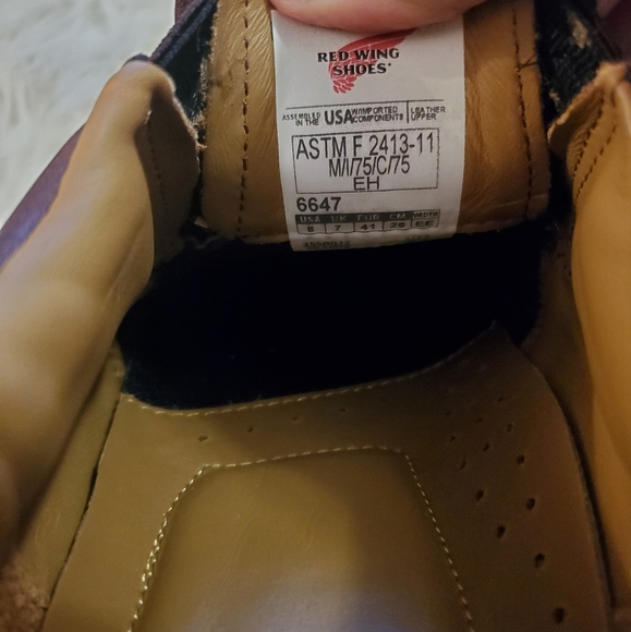 Red Wing Steel Toe leather Safety Shoe - brown main image 4